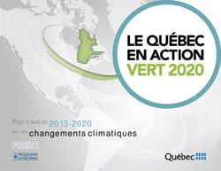 Sur les changements climatiques - Plan d'action 2013-2020