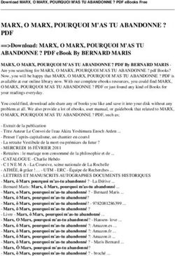 MARX, O MARX, POURQUOI M'AS TU ABANDONNE ? PDF