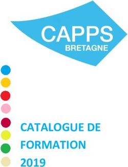 CATALOGUE DE FORMATION 2019 - GCS CAPPS Bretagne