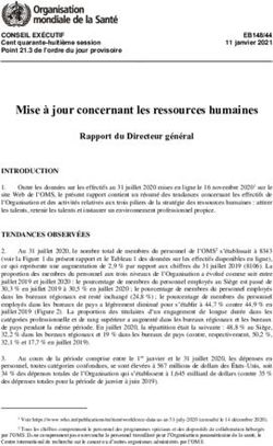 Mise &agrave; jour concernant les ressources humaines