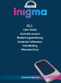 BL1 User Guide Gu&iacute;a del usuario Bedienungsanleitung Guide de l'utilisateur Handleiding Manuale d'uso - Squire Locks