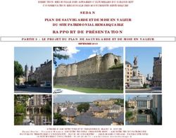 RAPPORT DE PRÉSENTATION - DU SITE PATRIMONIAL REMARQUABLE - Ville de Sedan