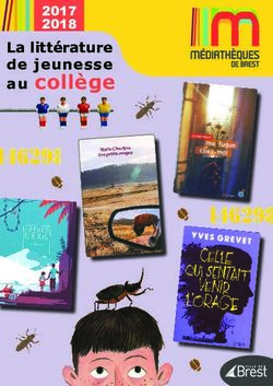 Au coll&egrave;ge La litt&eacute;rature de jeunesse 2017 2018 - Brest M&eacute;tropole