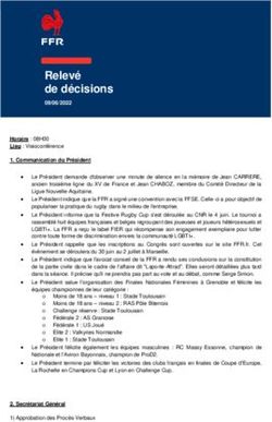 Relev&eacute; de d&eacute;cisions - FFR