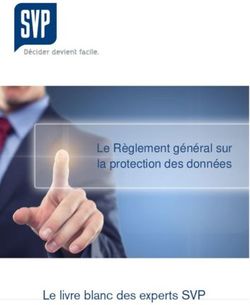 Le Règlement général sur la protection des données - TLF