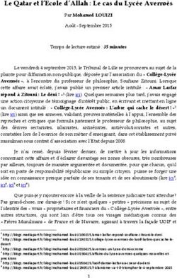 Le Qatar et l'Ecole d'Allah : Le cas du Lyc&eacute;e Averro&egrave;s