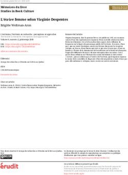 L'écrire femme selon Virginie Despentes - Brigitte Weltman-Aron - Érudit