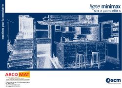 Ligne minimax si x et gamme elite s - ARCOMAT Services