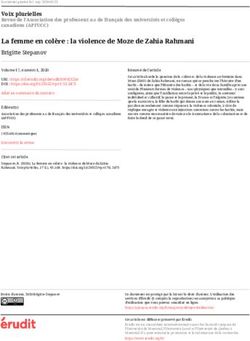 La femme en colère : la violence de Moze de Zahia Rahmani - Erudit.org