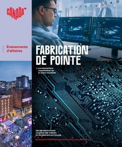 FABRICATION DE POINTE - &Eacute;v&eacute;nements d'affaires - Destination Canada