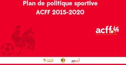 Plan de politique sportive - ACFF 2015-2020