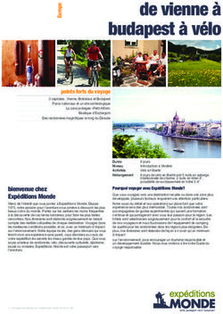 De vienne &agrave; budapest &agrave; v&eacute;lo