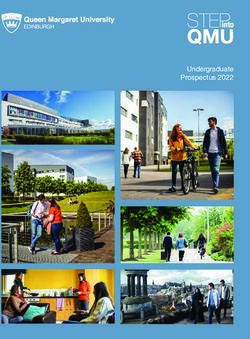 Undergraduate Prospectus 2022 - Queen Margaret University Edinburgh