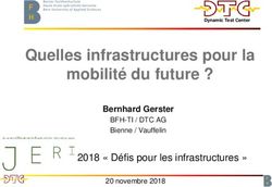 Quelles infrastructures pour la mobilit&eacute; du future ? - JERI 2018 " D&eacute;fis pour les infrastructures "
