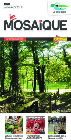 Le Juillet/Août 2019 n 235 - Mairie de la Tessoualle