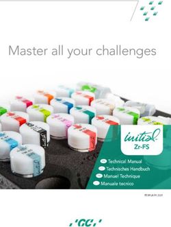 Master all your challenges - EN Technical Manual DE Technisches Handbuch FR Manuel Technique IT Manuale tecnico - GC Europe