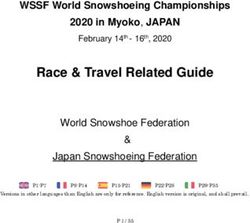Race & Travel Related Guide - WSSF World Snowshoeing Championships 2020 in Myoko, JAPAN