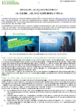 Soigner la schizophrénie n'est plus une fiction ! - Journées de ...