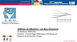 Asthme et infection : un duo récurrent - Dr Stéphane DEBELLEIX Pédiatre - Pneumologie Pédiatrique CHU Bordeaux Médecin de Recherche Clinique