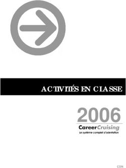 2006 ACTIVITÉS EN CLASSE - CDN