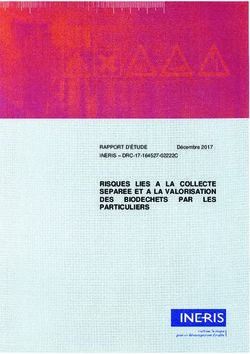 RISQUES LIES A LA COLLECTE SEPAREE ET A LA VALORISATION DES BIODECHETS PAR LES PARTICULIERS - RAPPORT D'ÉTUDE INERIS - DRC-17-164527-02222C ...