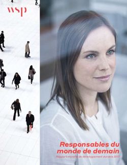 Responsables du monde de demain - Rapport mondial de développement durable 2017 - WSP