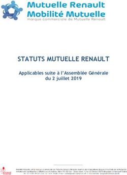 STATUTS MUTUELLE RENAULT - Applicables suite à l'Assemblée Générale du 2 juillet 2019