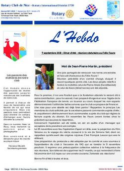 L'Hebdo - Rotary Club de Nice