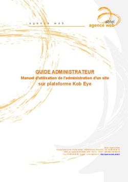 GUIDE ADMINISTRATEUR Manuel d'utilisation de l'administration d'un site