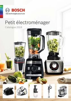 Petit électroménager Catalogue 2018 - Bosch