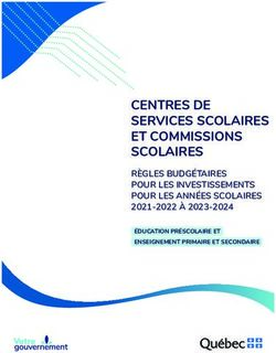 CENTRES DE SERVICES SCOLAIRES ET COMMISSIONS SCOLAIRES - R&Egrave;GLES BUDG&Eacute;TAIRES POUR LES INVESTISSEMENTS POUR LES ANN&Eacute;ES SCOLAIRES 2021-2022 &Agrave; 2023-2024