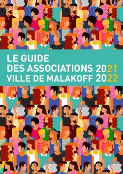 2021 2022 LE GUIDE DES ASSOCIATIONS - VILLE DE MALAKOFF