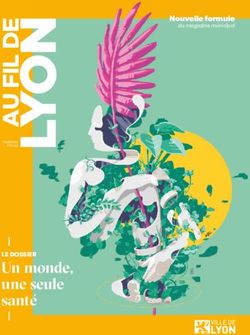 Un monde, une seule sant&eacute; - I - Nouvelle formule - num&eacute;ro &eacute;t&eacute; 2021