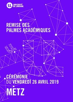 REMISE DES PALMES ACADÉMIQUES - CÉRÉMONIE DU VENDREDI 26 AVRIL 2019 - Université de Lorraine