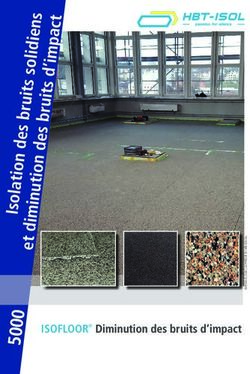ISOFLOOR Diminution des bruits d'impact - HBT-ISOL