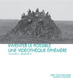 INVENTER LE POSSIBLE UNE VID&Eacute;OTH&Egrave;QUE &Eacute;PH&Eacute;M&Egrave;RE 14/10/2014 - 08/02/2015 DOSSIER DOCUMENTAIRE - JEU DE ...