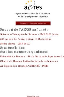 Rapport de l'AERES sur l'unité : Sciences Chimiques de Rennes - UMR 6226 (avec intégration de l'unité Chimie et Photonique Moléculaires - UMR 6510)