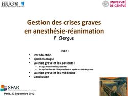 Gestion des crises graves en anesthésie-réanimation