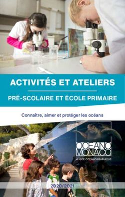 ACTIVIT&Eacute;S ET ATELIERS - PR&Eacute;-SCOLAIRE ET &Eacute;COLE PRIMAIRE Conna&icirc;tre, aimer et prot&eacute;ger les oc&eacute;ans
