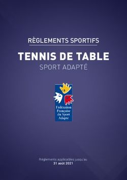 TENNIS DE TABLE SPORT ADAPTÉ - RÈGLEMENTS SPORTIFS - Fédération Française ...