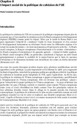 L'impact social de la politique de cohésion de l'UE