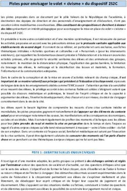 Pistes pour envisager le volet " civisme " du dispositif 2S2C - Académie de Strasbourg