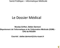 Le Dossier Médical Santé Publique - Informatique Médicale - Nicolas Griffon, Stéfan Darmoni - CHU de Rouen