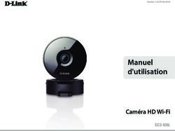 Manuel d'utilisation Caméra HD Wi-Fi - Version 1.0 | 07/05/2016