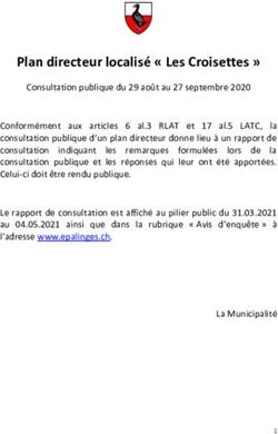 Plan directeur localis&eacute; " Les Croisettes " - Epalinges