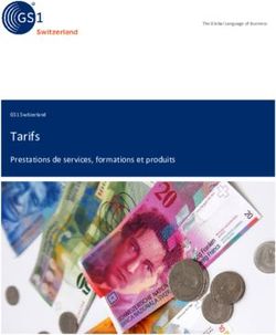 Tarifs Prestations de services, formations et produits - GS1 Switzerland