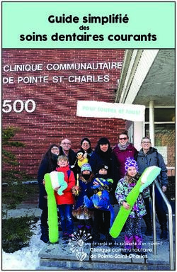 Guide simplifié soins dentaires courants - des Pour toutes et tous! - Clinique ...