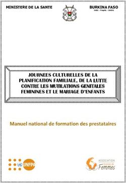 JOURNEES CULTURELLES DE LA PLANIFICATION FAMILIALE, DE LA LUTTE CONTRE LES MUTILATIONS GENITALES FEMININES ET LE MARIAGE D'ENFANTS ...
