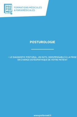 POSTUROLOGIE FORMATIONS M&Eacute;DICALES & PARAM&Eacute;DICALES - LE DIAGNOSTIC POSTURAL, UN OUTIL INDISPENSABLE &Agrave; LA PRISE