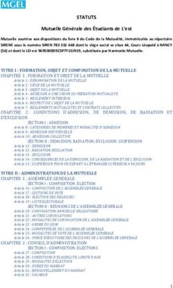 STATUTS Mutuelle Générale des Étudiants de L'est - MGEL